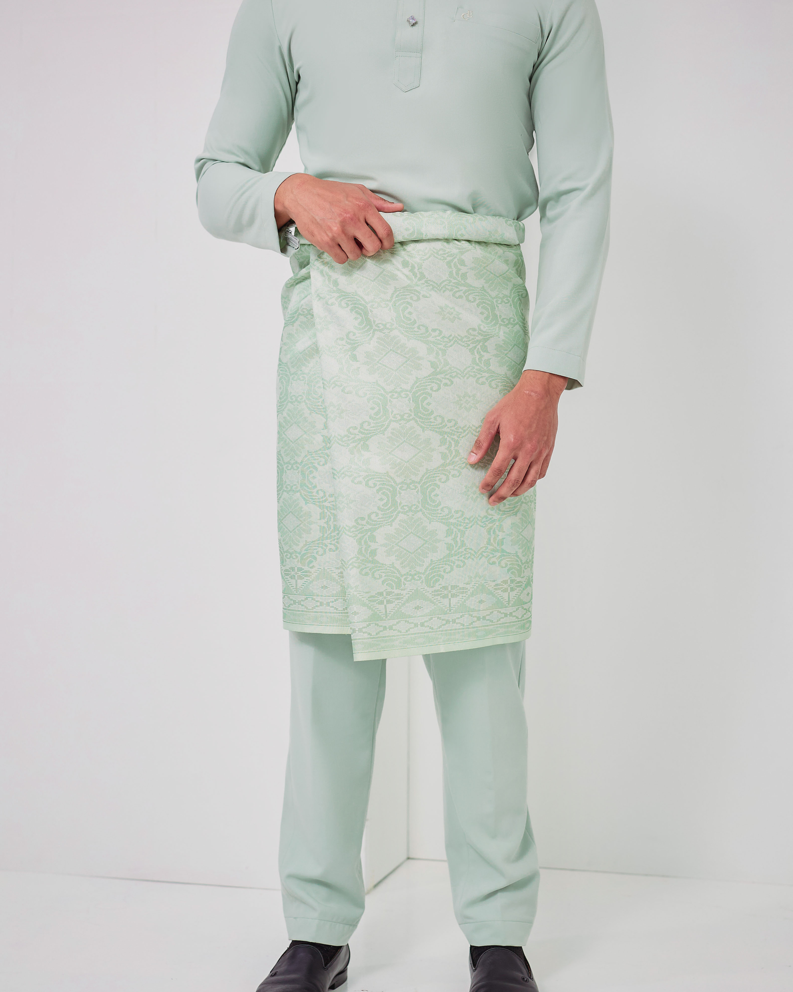 Baju tunang mint green online